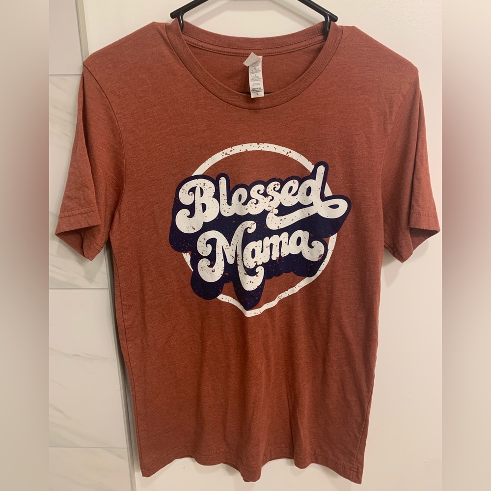 Graphic Tee - “Blessed Mama” | women size Small - Buttery…